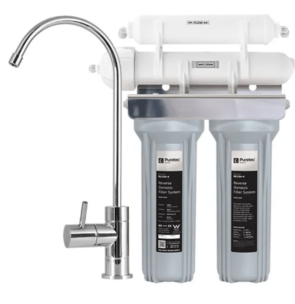 Puretec 4 Stage Reverse Osmosis Water Filter With Tap RU1944