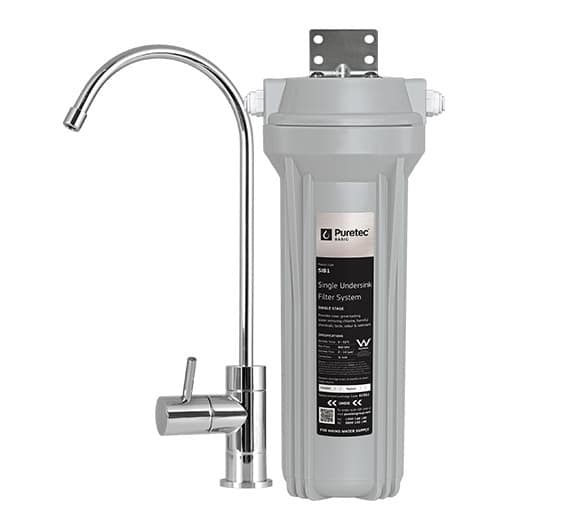 Puretec SIB1 Under Sink Water Filter System With Dedicated Tap + Optional Install